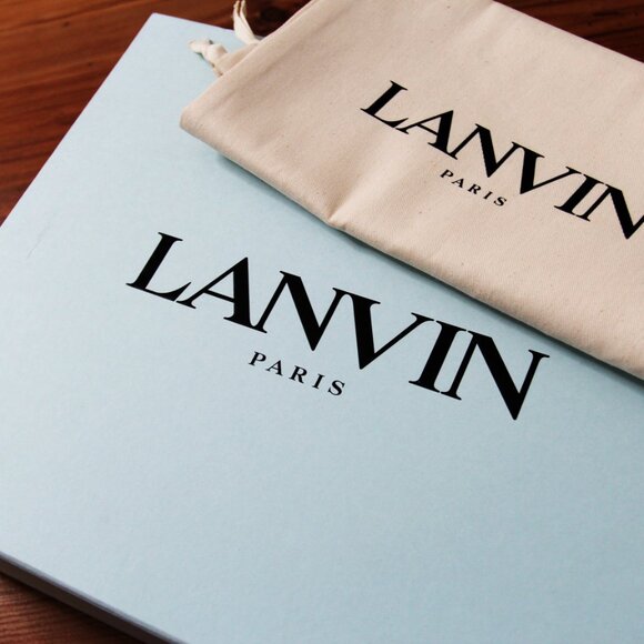 BNWT SS22 LANVIN CURB LACE UP SNEAKERS 40 - Picture 7 of 11